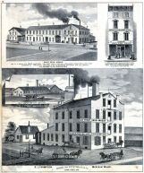 R. L. Thompson Mills, Eagle Iron Works, J. A. Parker, T. H. Riddle Wholesale Millinery Goods, Vigo County 1874
